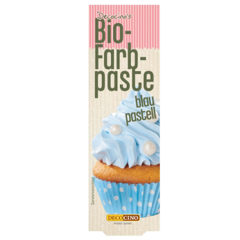 Bio Farbpaste von Decocino - Blau Pastell - 25 g